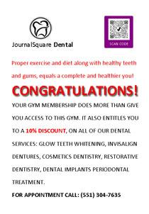 Dental Office Promotional Rack Card